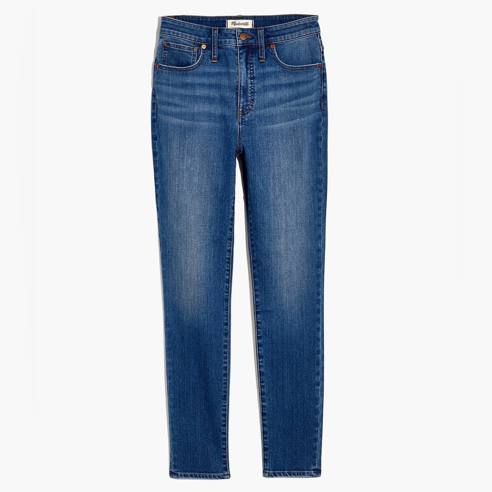 Madewell curvy high rise skinny crop ankle jeans 33 - Picture 4 of 9